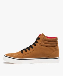 Baskets homme mid-cut en suédine à col rembourré